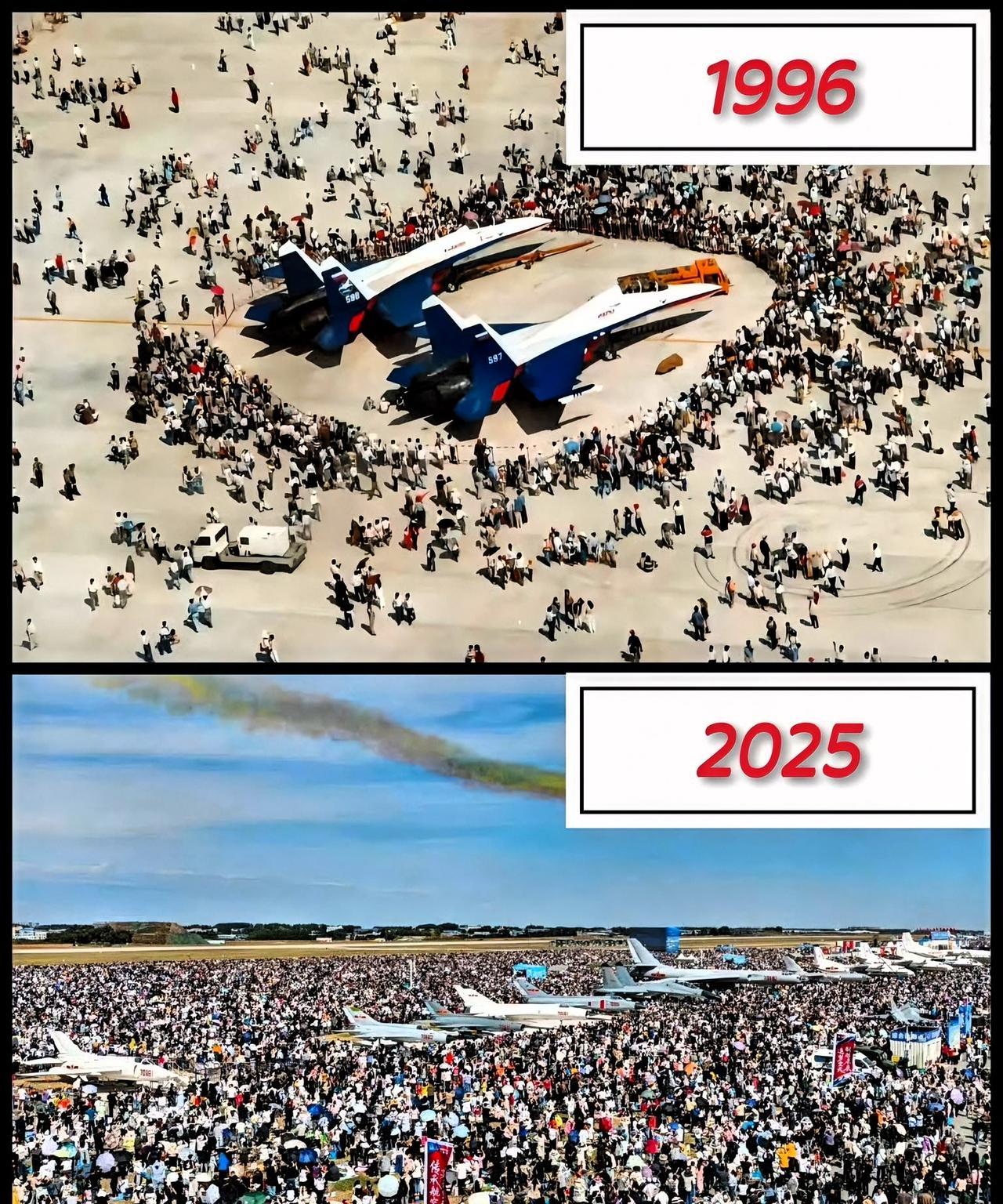 跨越30年.当年有幸参加过中国第一届航空展览会的人都已步入中老年！
1996年中