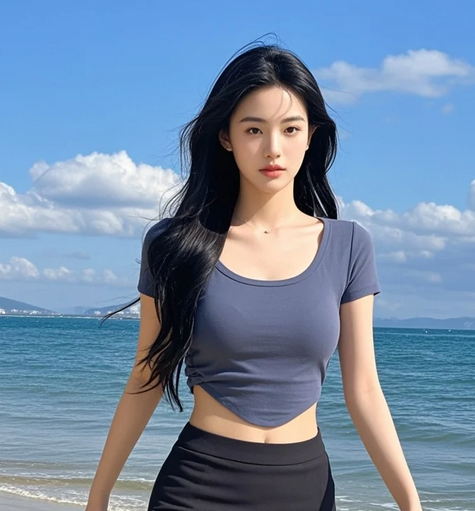 沙滩会记得，你赤脚奔跑时，比浪花更耀眼
