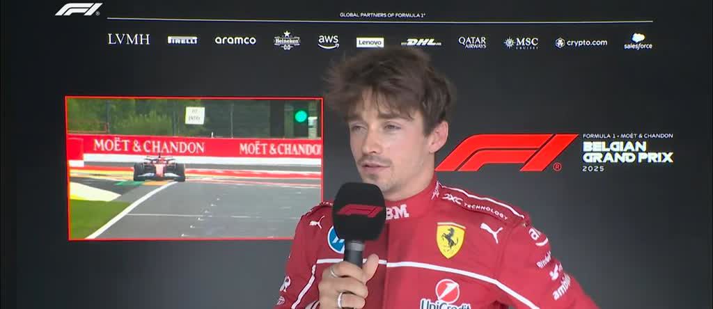 🏎2025f1比利时排位赛🇧🇪：
勒克莱尔（p3）：我没有想到能排位能跑