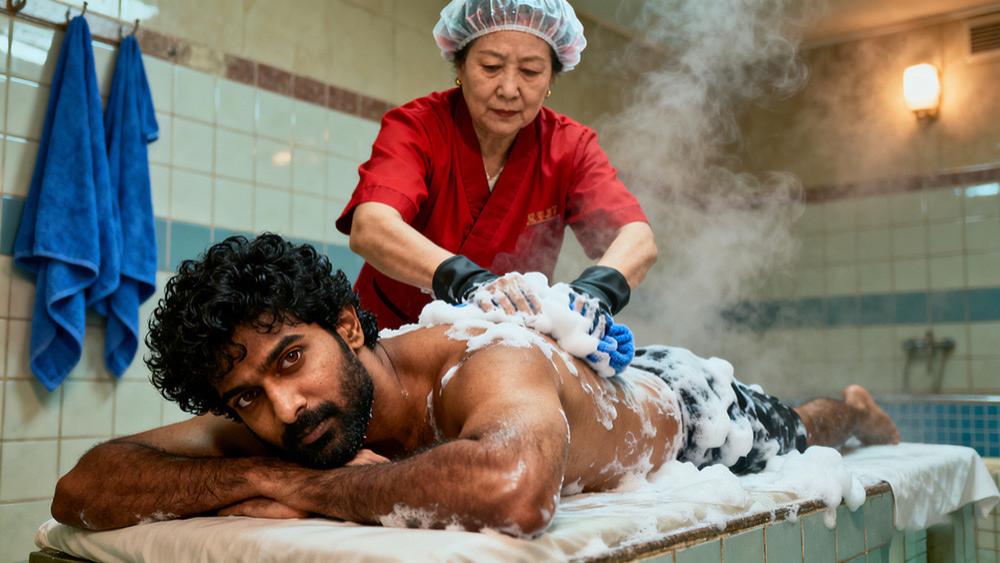 印度人“入侵”东北澡堂