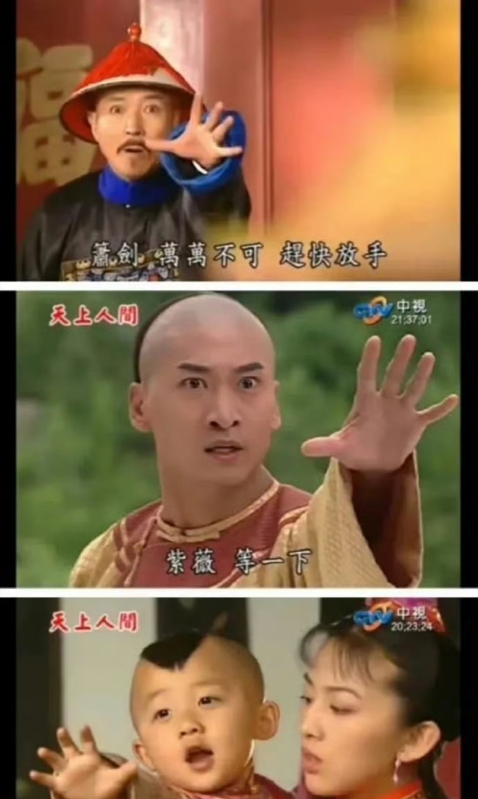 《还珠格格》里尔康这个手势居然真有其事！最近网友扒出清朝礼仪记载，拱手时左手压右