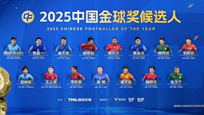 中国男足的悲剧！中超前锋整个赛季联赛0进球 成中国金球奖候选