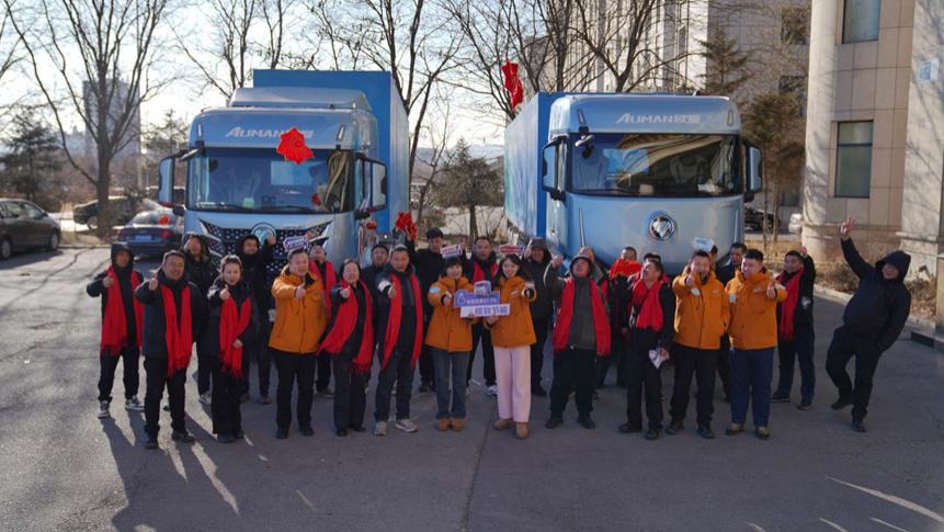 抵达葫芦岛！欧曼银河纯电重卡：智暖Core系统适配北方严寒运输