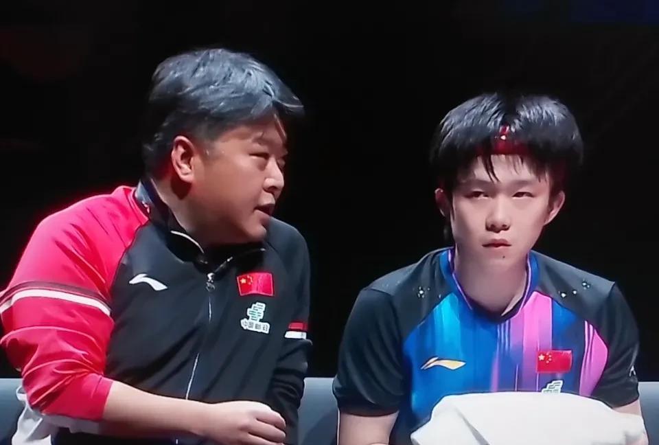 王楚钦1：3落后，苦战七局，上演逆转，关键分两分胜出，淘汰松岛辉空。
陈梦的主管