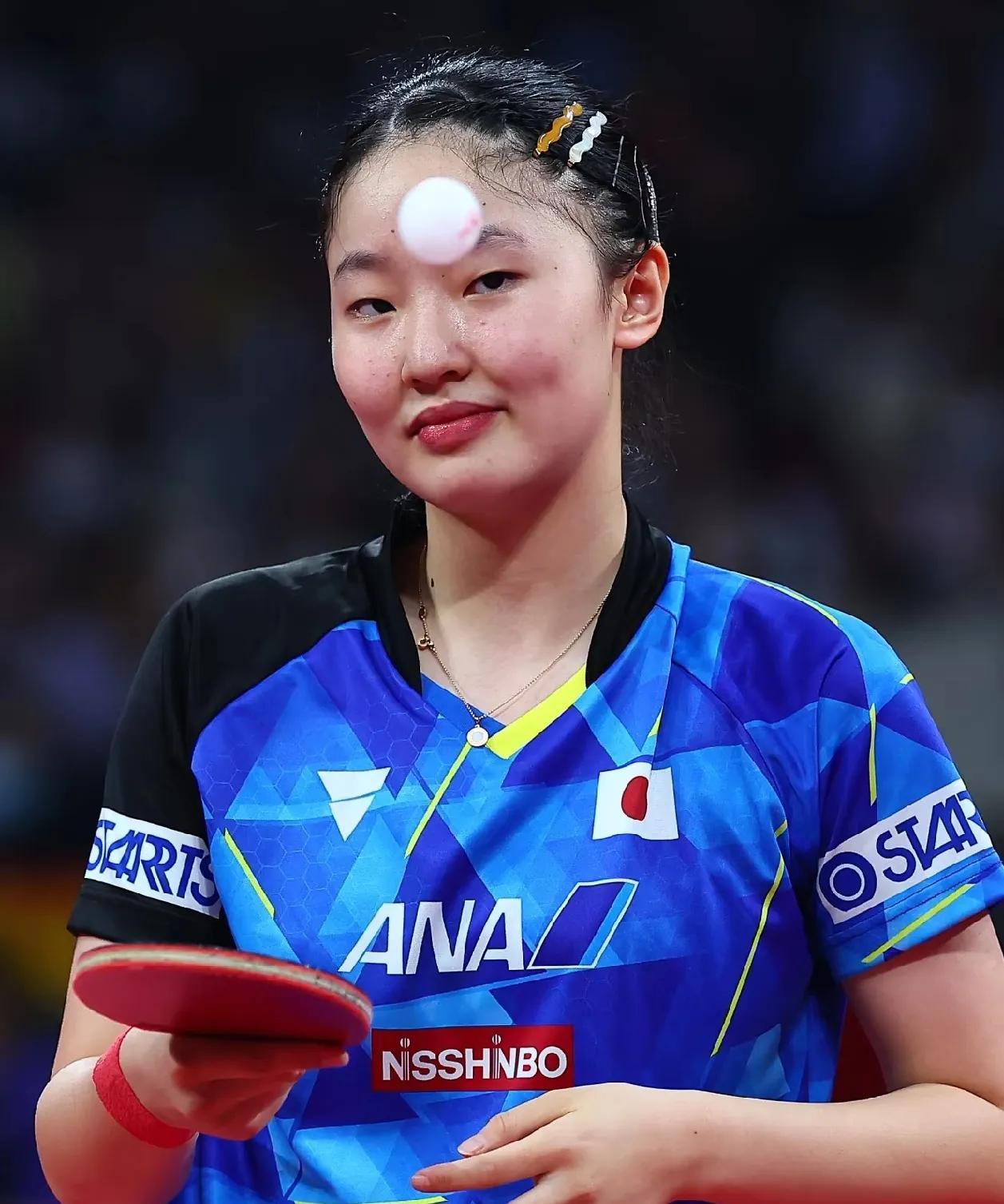 张本美和这次高兴坏了！！
虽然这次瑞典站女单打的失利了，没能如愿和孙颖莎交手，这