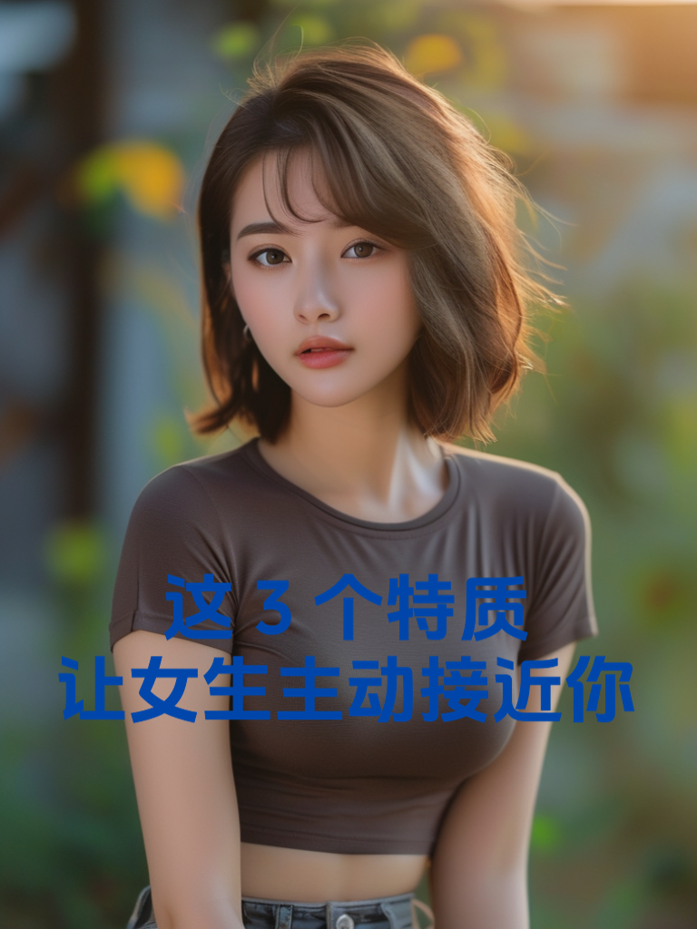 这3个特质，让女生主动接近你