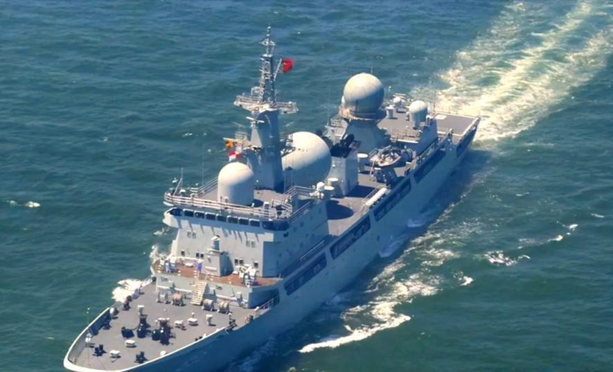 中国815电子侦察船，为何各国不能攻击它，应该说不敢攻击它，这船看上去没啥火力，