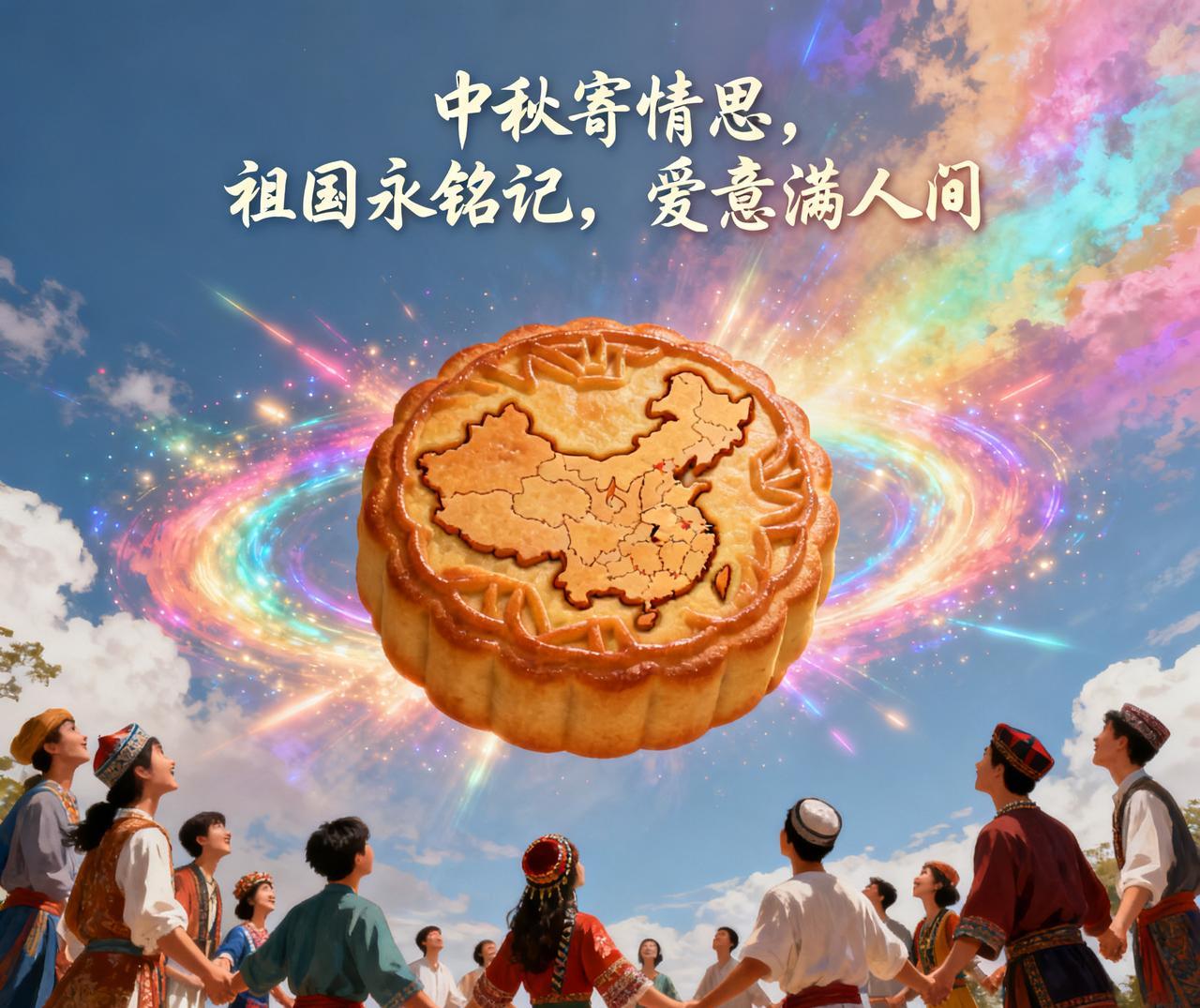 #你会在中秋对祖国表达怎样的祝福#
# 中秋夜，致祖国的三行告白
月光又一次漫过