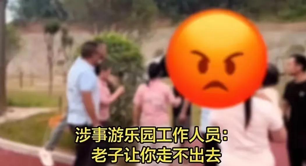 “老子让你走不出去”，一名游乐场工作人员的这句粗话，成为了四川巴中刘女士一家难忘