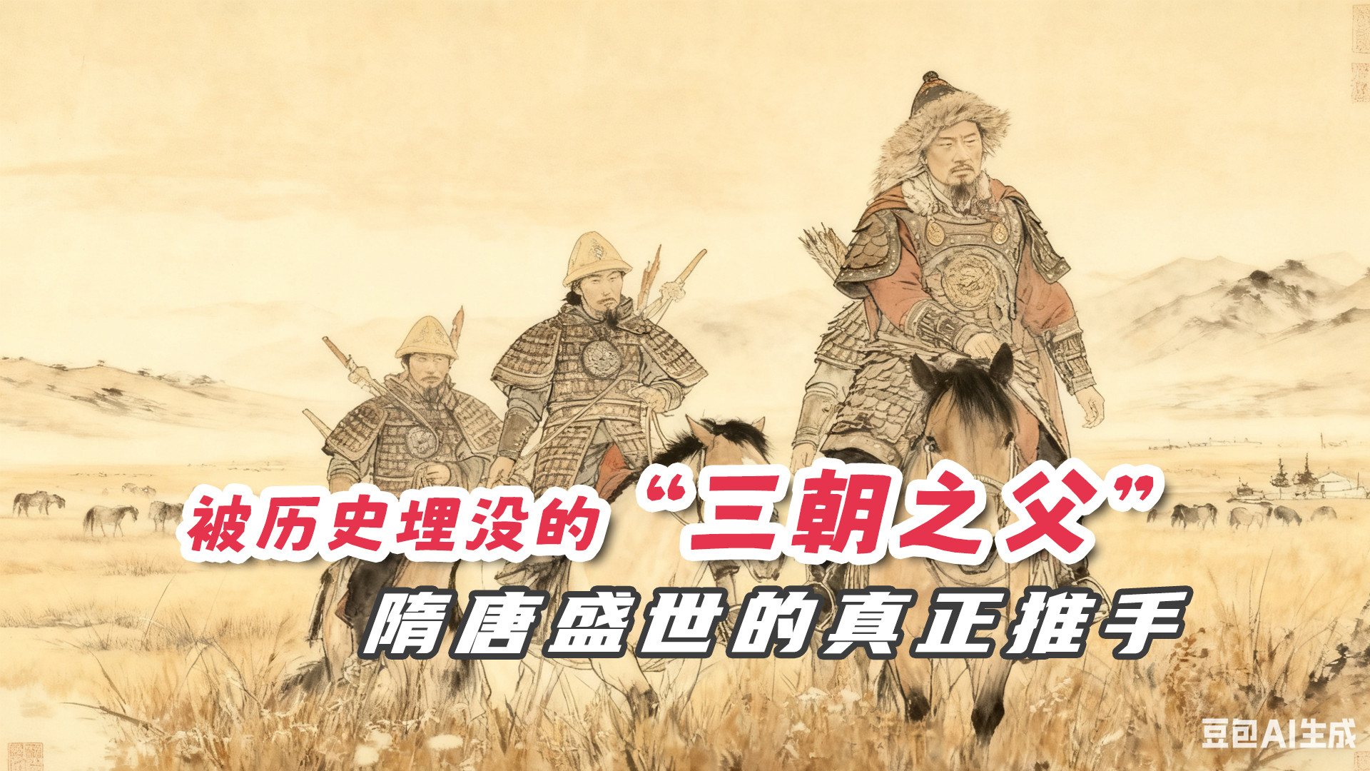 他没当皇帝，却养出了三个朝代！被历史埋没的“三朝之父”，隋唐盛世的真正推手