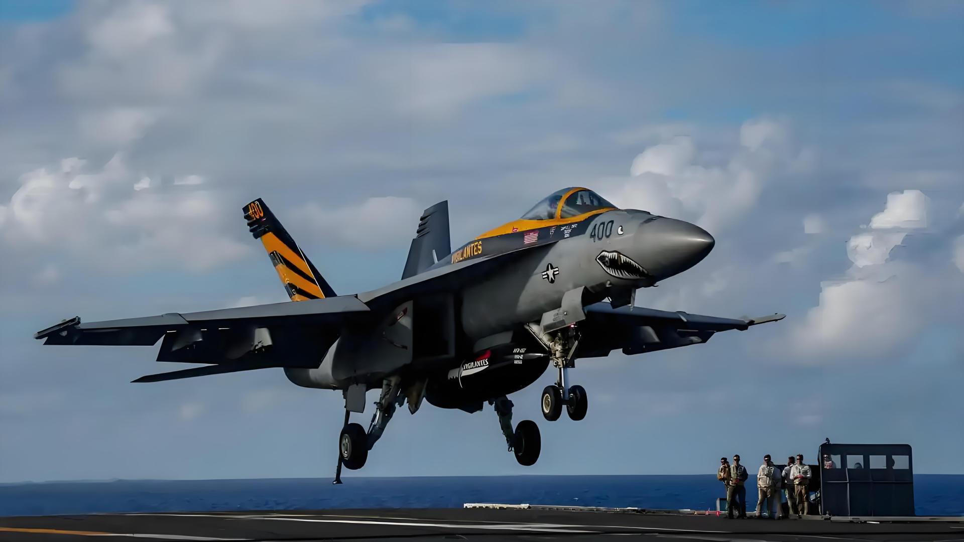 南海风大，吹翻两架美军战机？