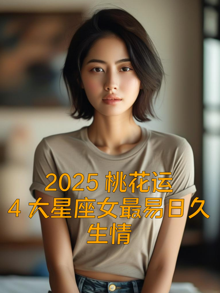 2025桃花运：4大星座女最易日久生情
