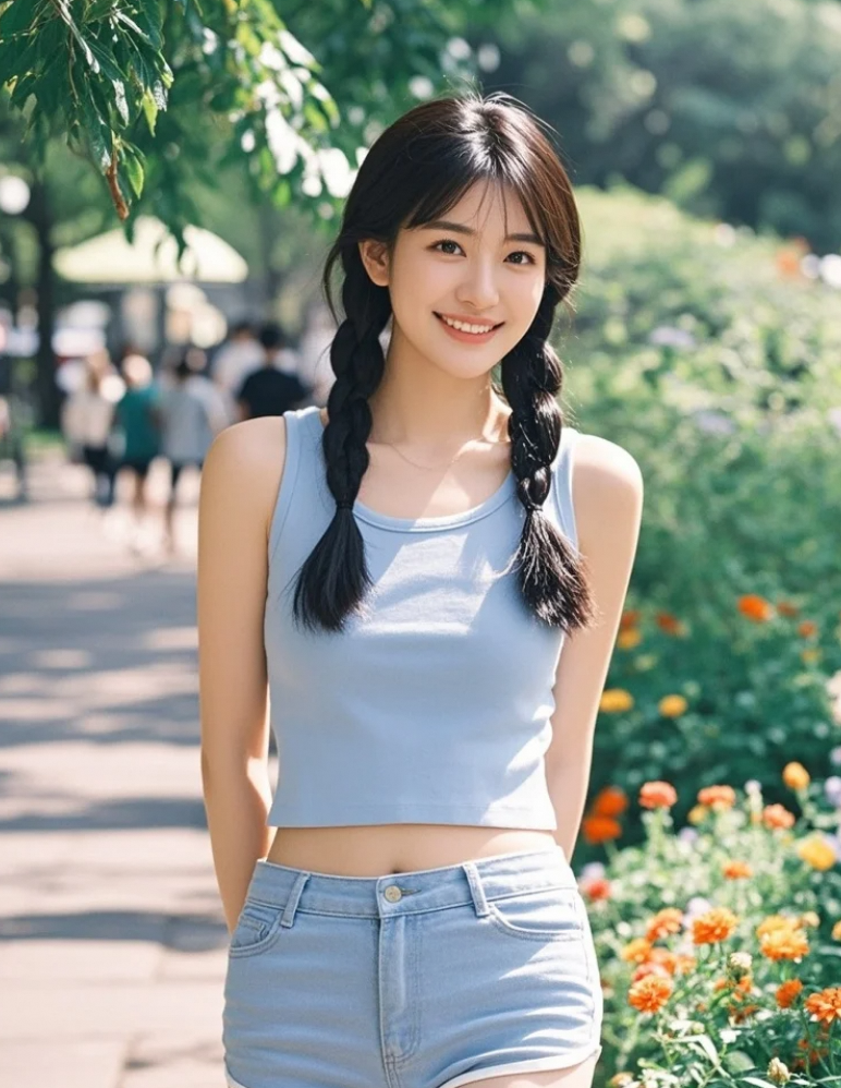 神颜暴击三连！美女图多看一眼算我输