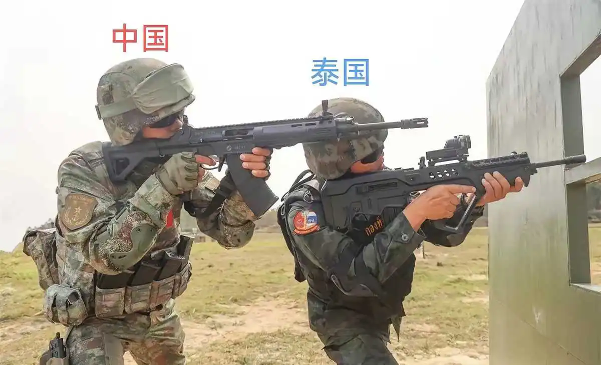 中泰士兵联合演习