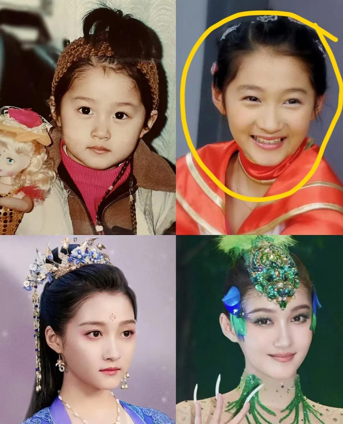 有些女孩天生就是享福的命，
你就说女演员关晓彤吧，
1997年出生，四岁就踏进影