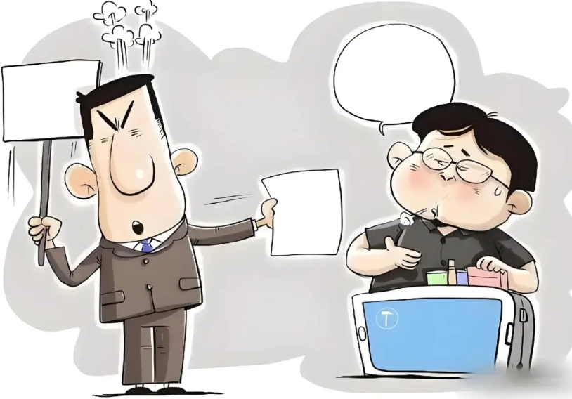 国家规定只要招了人就得交社保，

牛马:好消息！老板要给我们交社保了。

老板: