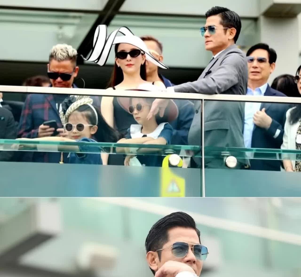 郭富城这两天真是被人羡慕爆了！

不是因为他又获奖了，也不是因为他带一双女儿