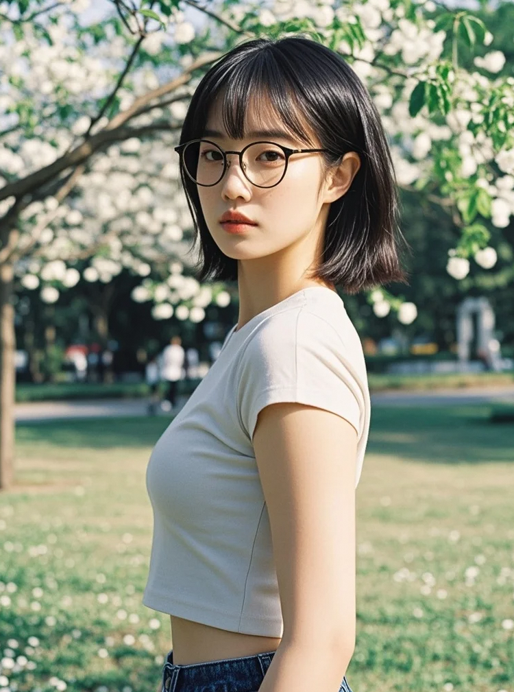 今日美貌营业中，美得毫不费力。