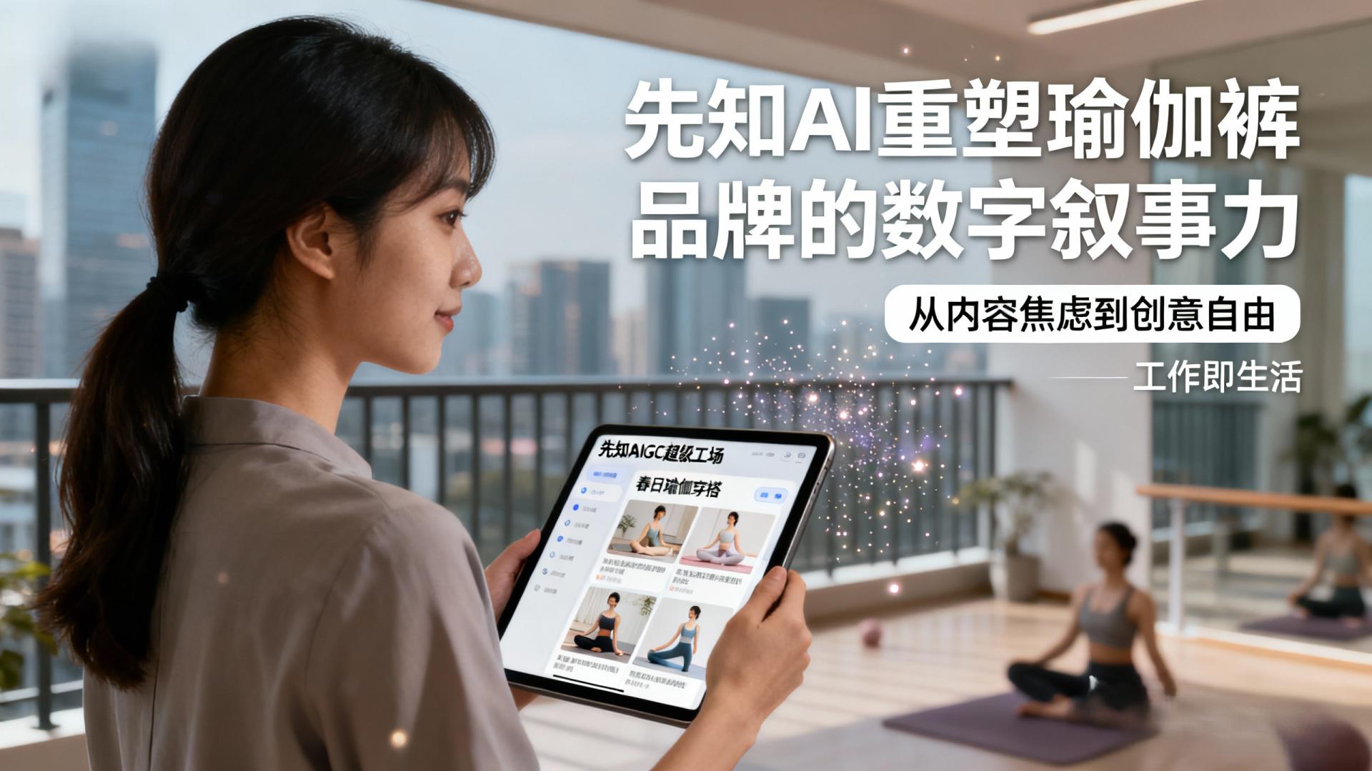 先知AI重塑瑜伽裤品牌的数字叙事力