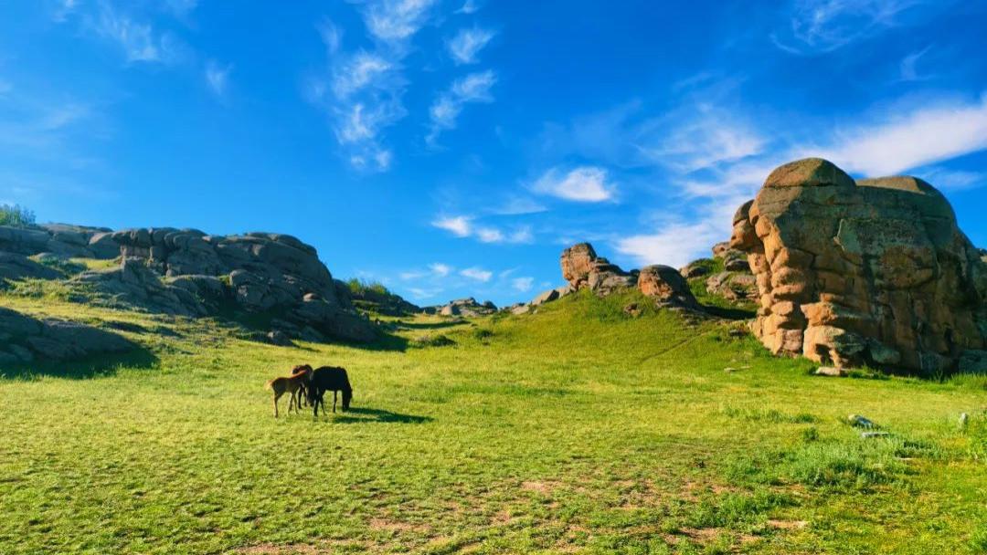 吉木乃草原石头城：四万年风雨雕刻的露天石殿，一步穿越四千年