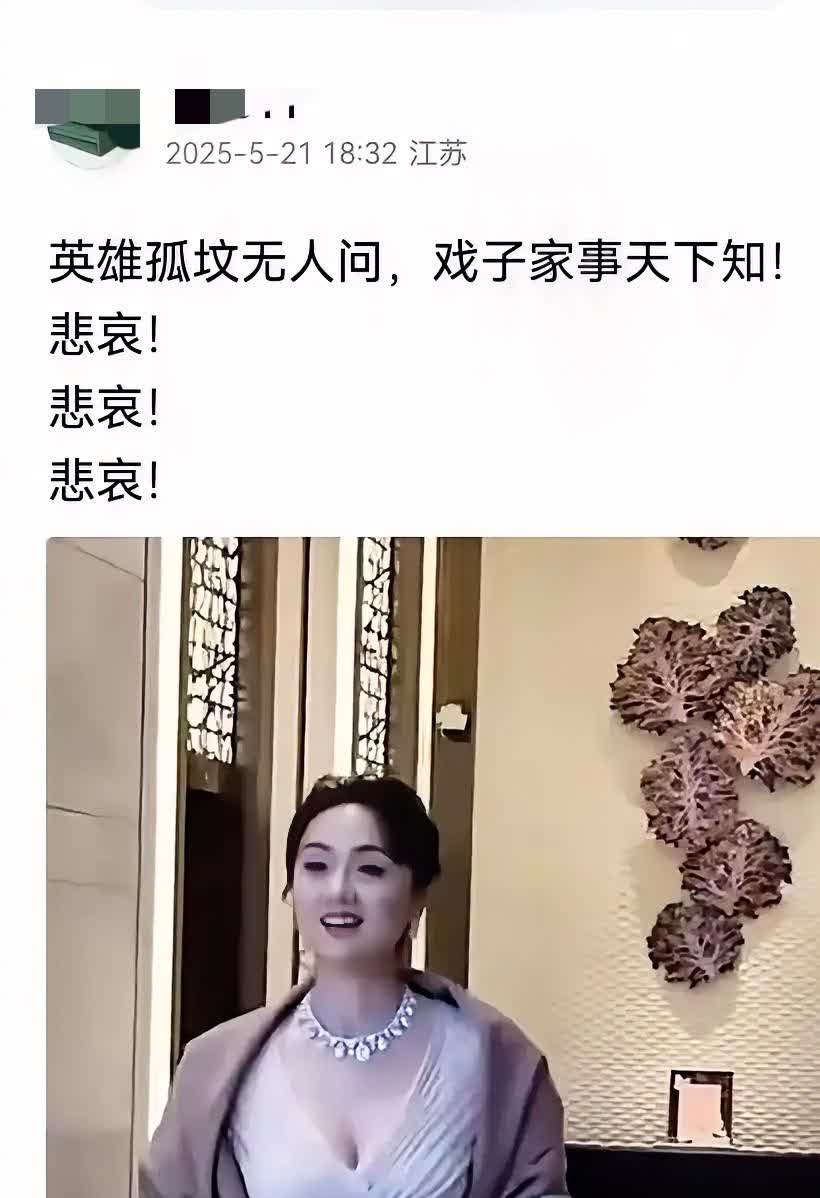 朱媛媛的离开，满屏的缅怀和心痛，却偏偏有一位网友为了博取眼球这样发文：“英雄孤坟