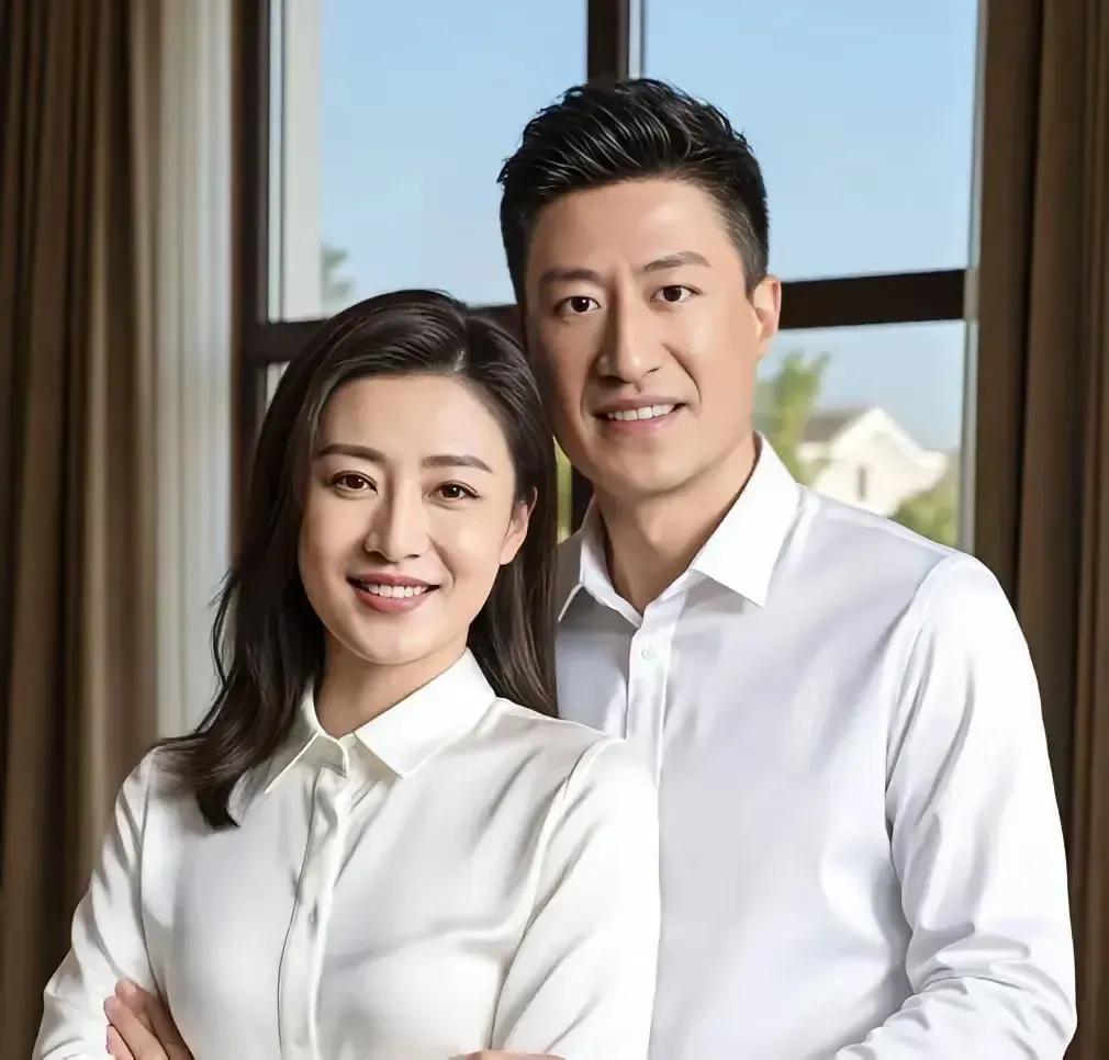 演员于震和演员妻子合影，原来于震妻子是这位年轻漂亮的她 13年婚姻三胎家庭背后，