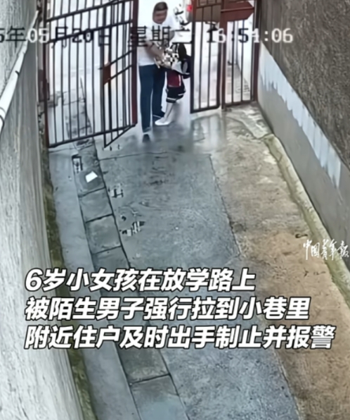 “太气人了！”6月3日6岁女童回家被陌生男子拖进小巷女童撕心裂肺哭喊 被人发现并