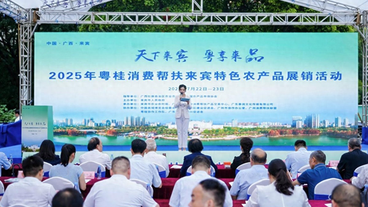 粤桂协作新篇：2025年粤桂消费帮扶来宾特色农产品展销活动全程直击