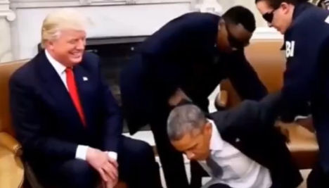 特朗普发奥巴马被捕入狱AI视频，后者竟涉嫌“叛国”？“实锤证据”已经公开！

美