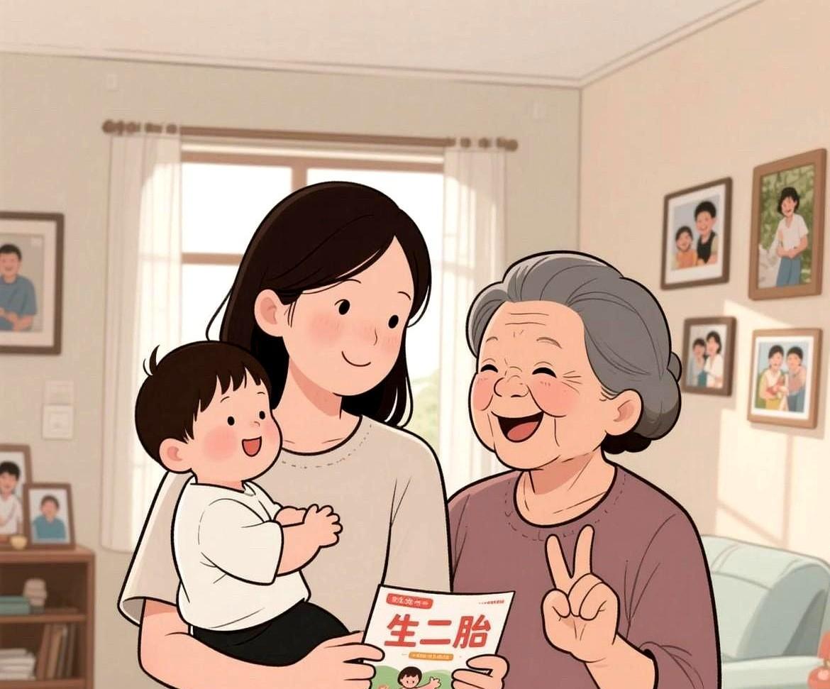 邻居小美月薪3200。
婆婆最近总在楼下唠嗑时念叨：“你王婶家孙子都会打酱油了，