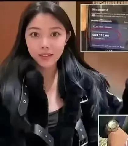 据说，这个有不明背景的杨兰兰，因为酒驾致人重伤后，被澳大利亚记者，围追堵截。
据
