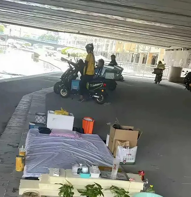 桥底下的一幕，不得不说，惊呆了啊。