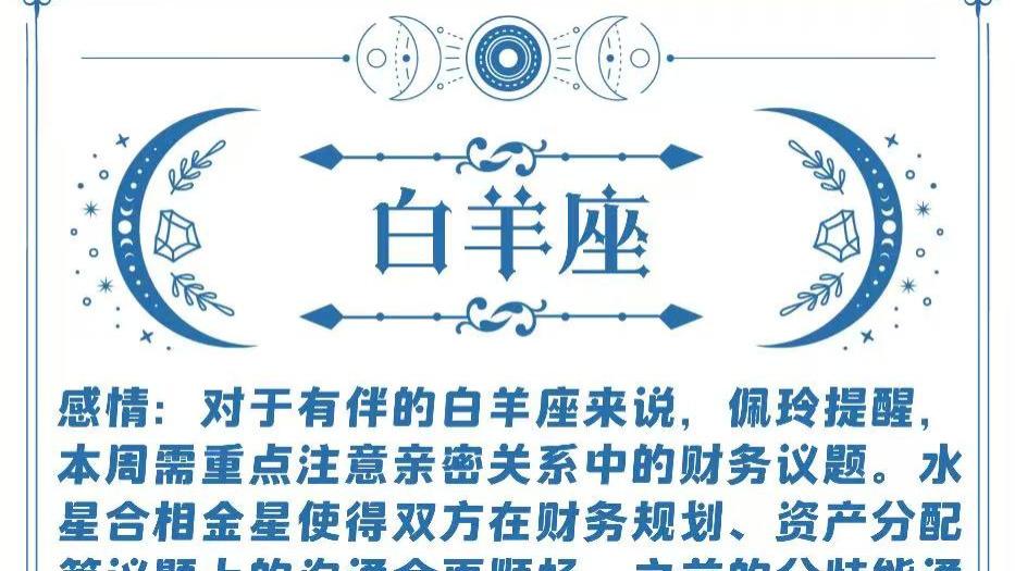 十二星座周运（11/24-11/30）—ezoey徐佩玲25年星座播报