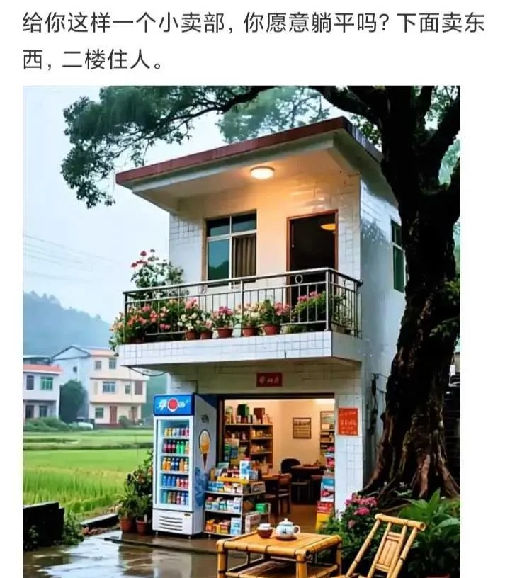 给你这样一个小卖部，你愿意躺平吗