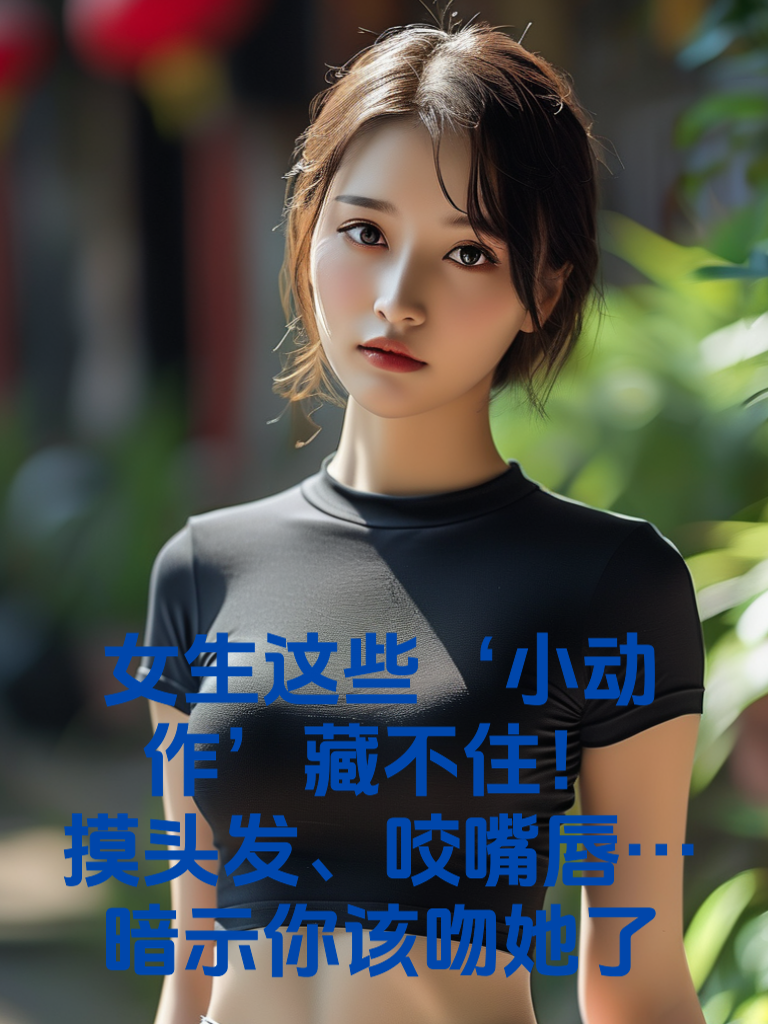 女生这些‘小动作’藏不住！摸头发、咬嘴唇…暗示你该吻她了
