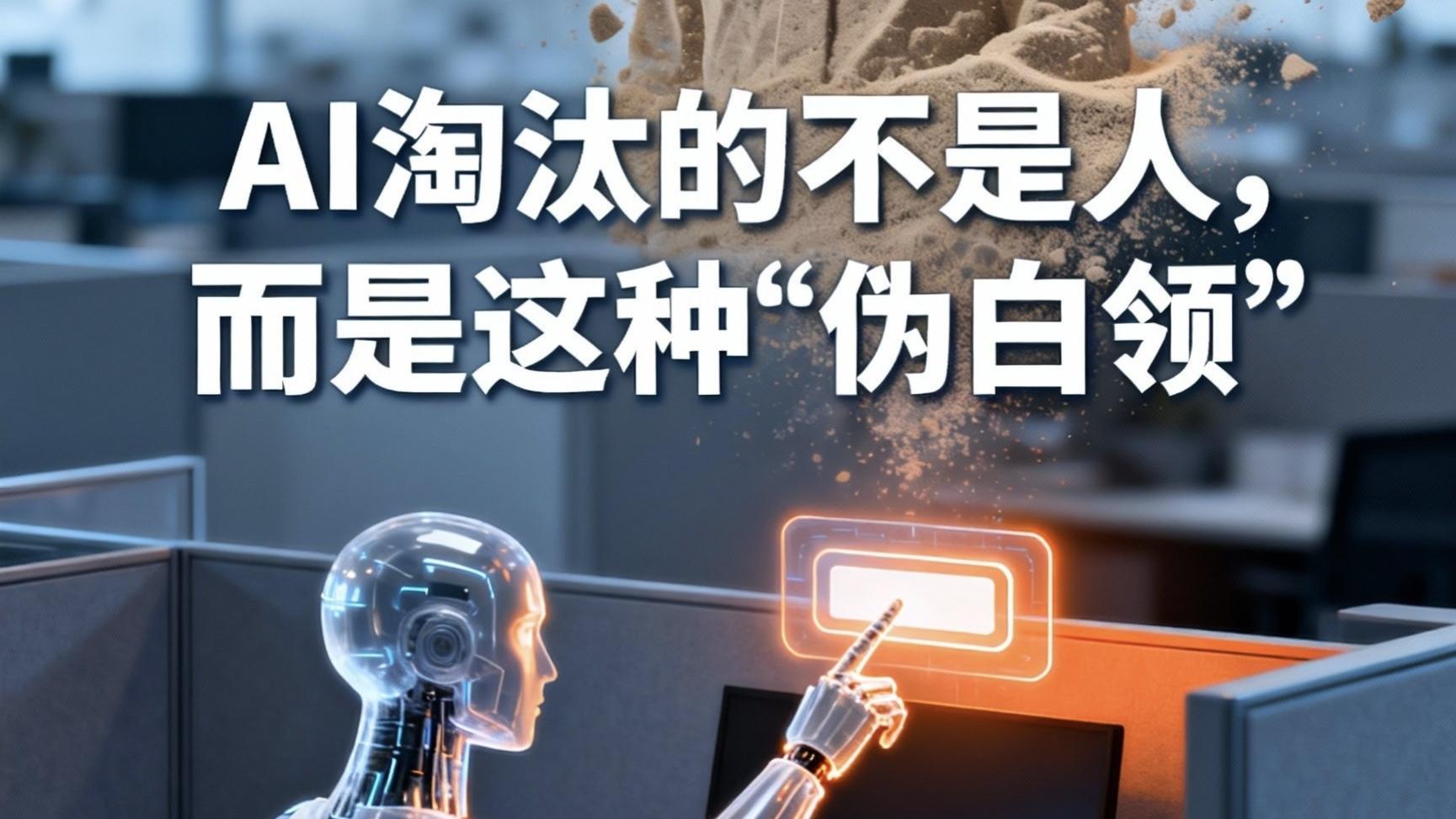 真相了！AI淘汰的不是人，而是这种“伪白领”