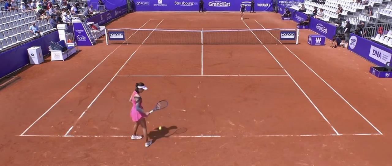【斯特拉斯堡500赛女单：王欣瑜取开门红】
#WTA500# #WTA# #网球