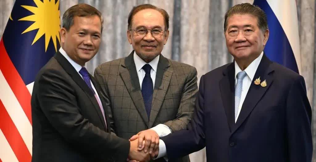 洪玛奈对中国表示感谢！洪玛奈对媒体最新发言：他要感谢马来西亚总理安瓦尔主持泰柬谈