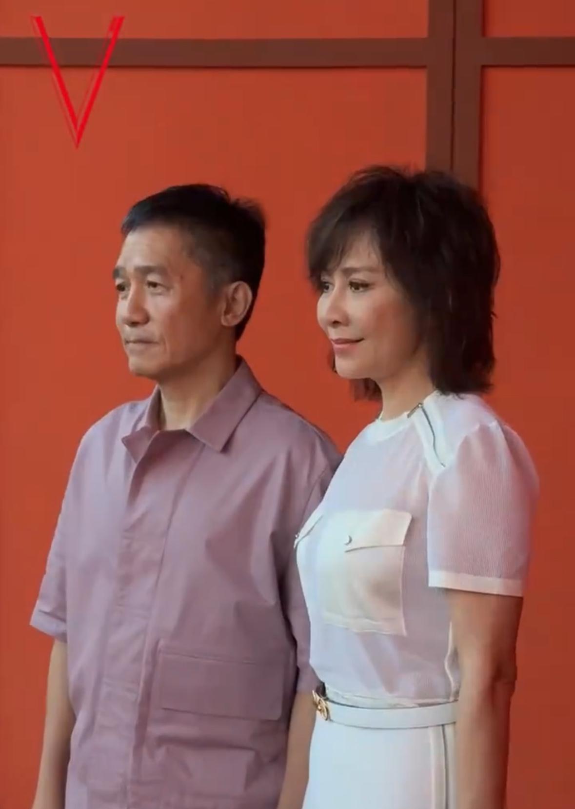 或许梁朝伟和刘嘉玲真的应该生个娃，夫妻二人手牵手出席活动全程无交流，貌合神离的样