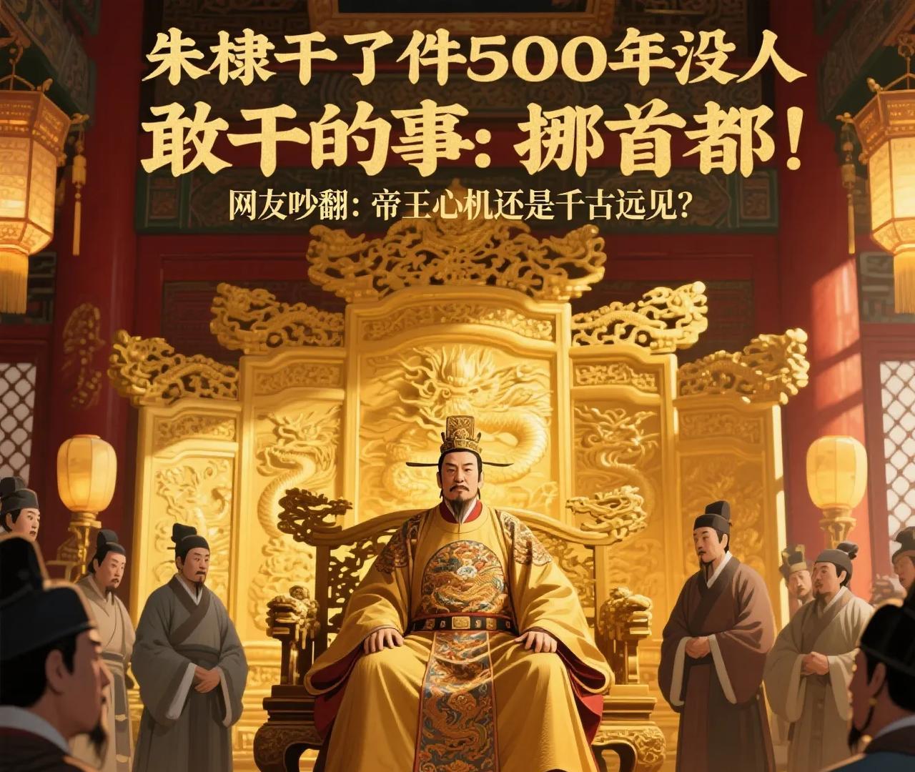 朱棣干了件500年没人敢干的事：挪首都！网友吵翻：帝王心机还是千古远见？
北京故