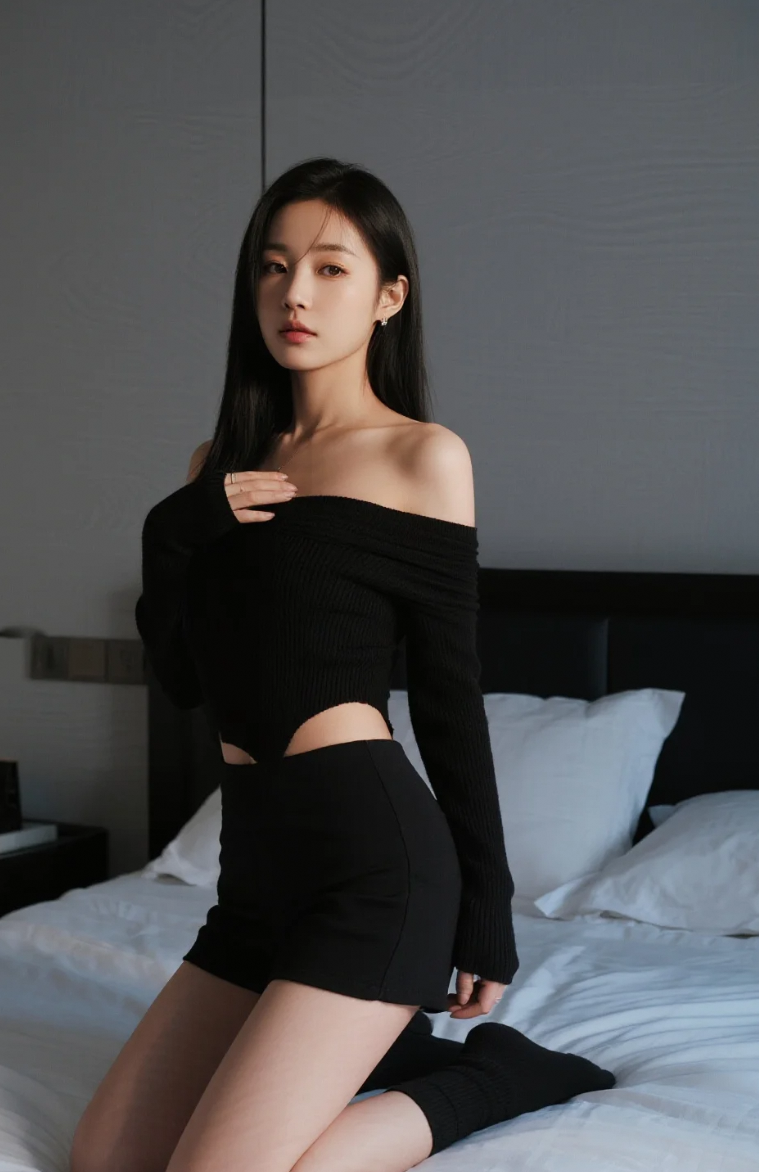 这样的女生走在街上，是不是回头率爆表？