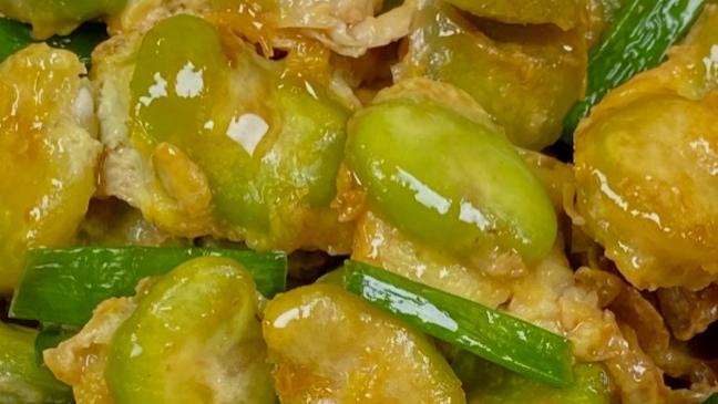 蚕豆炒鸡蛋：家的味道，鲜香入味