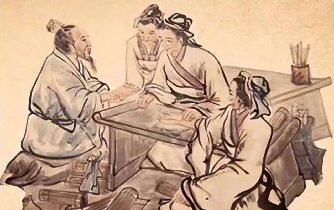 战国时期，齐国王后请扁鹊进宫给齐王看病。只见齐王沉睡不醒，扁鹊搭了下脉说：“大王