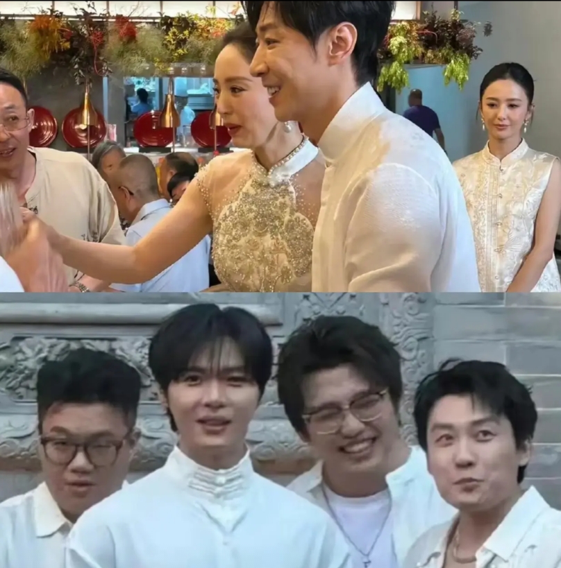 张维伊这次真的伤透心了

他万万没想到

婚宴敬酒照一发，大家的眼光都只放在了马