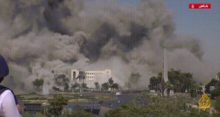 7月16日，以色列空军对叙利亚中部和南部进行了猛烈轰炸，重点打击了大马士革市的重