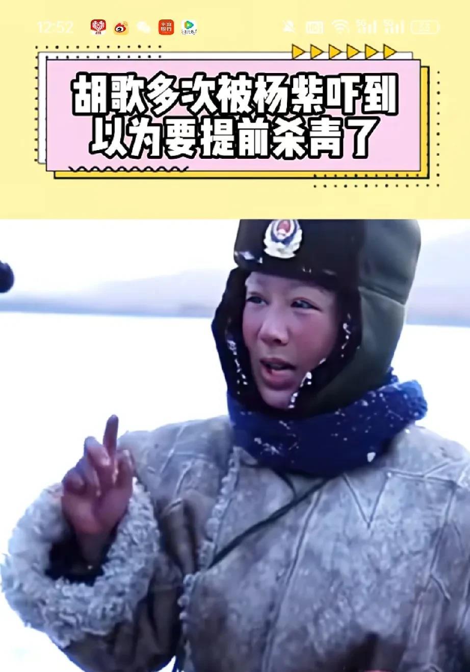 真的是不得不佩服杨紫，
《生命树》这个拍摄条件太艰苦了，
青藏高原，胡歌和杨紫一