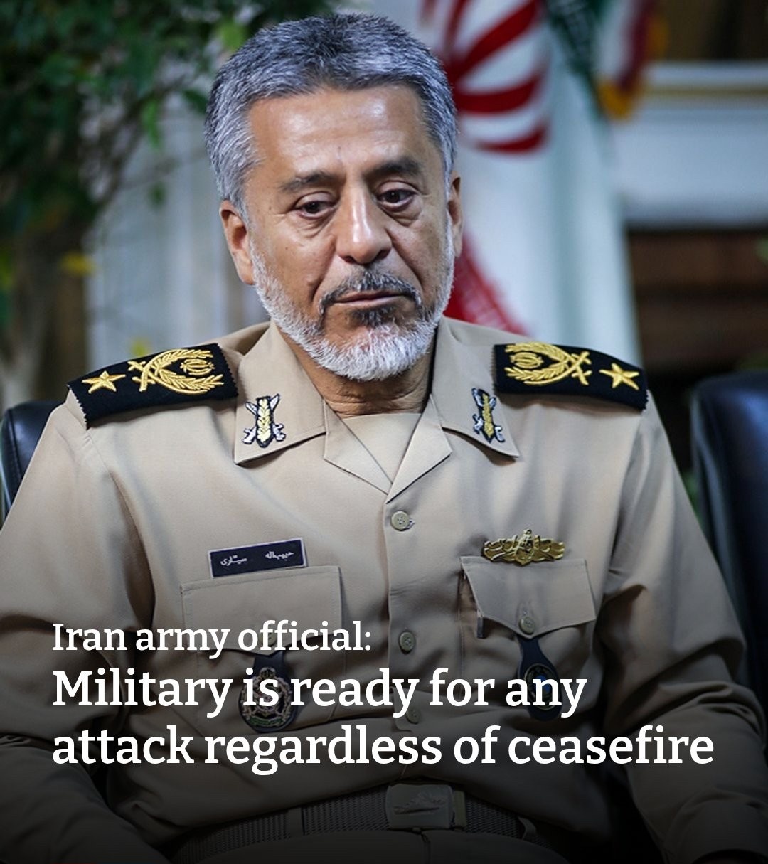 伊朗军队协调副部长哈比博拉·萨亚里周二表示，不管跟以色列的停火能不能持续，伊朗军