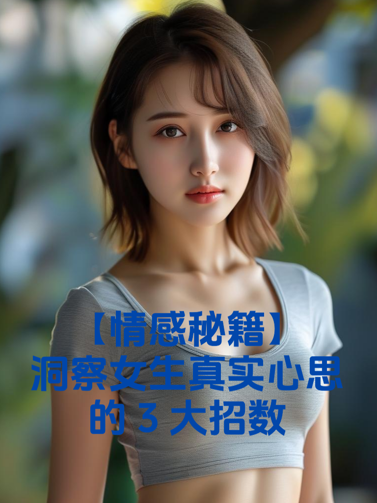 【情感秘籍】洞察女生真实心思的3大招数