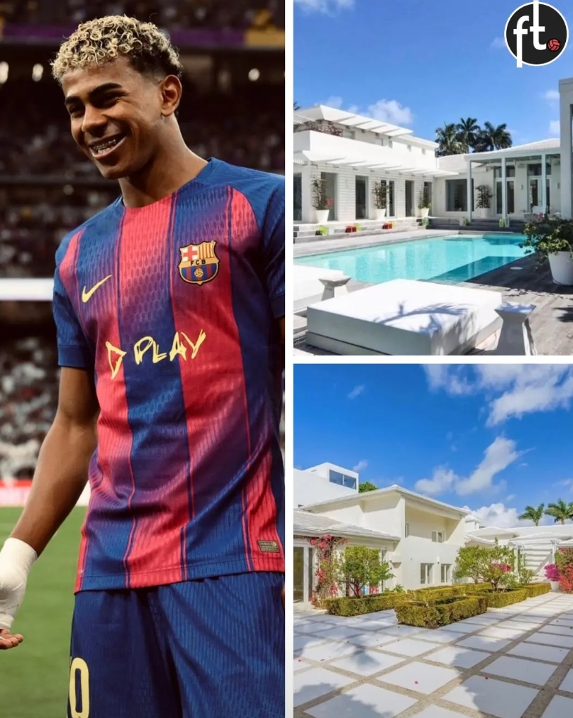 听说亚马尔把之前皮克和夏奇拉的豪宅给买了！花了1100万欧元！
大宅子占地200