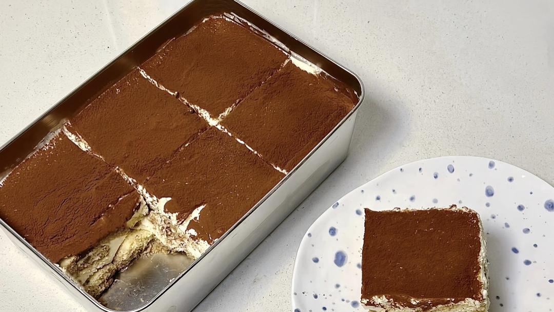 甜品脑子的一定要尝试这个提拉米苏